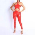 Star Point Sheer Mesh Mix Jumpsuit by DailySale
