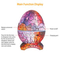 Star Project Lamp Galaxy Light Dinosaur Egg with Wireless Speaker and Remote Control by DailySale