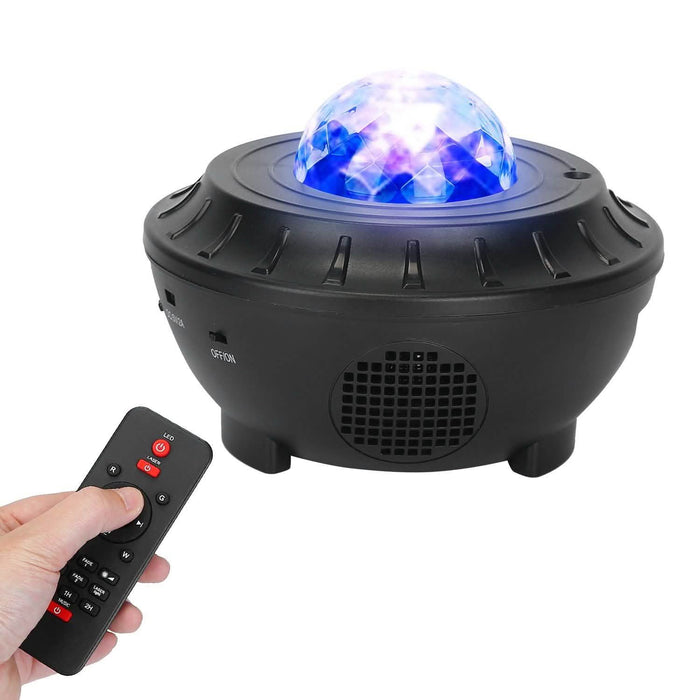 Star Projector Lamp RGBW Wireless Music Speaker Night Light by DailySale