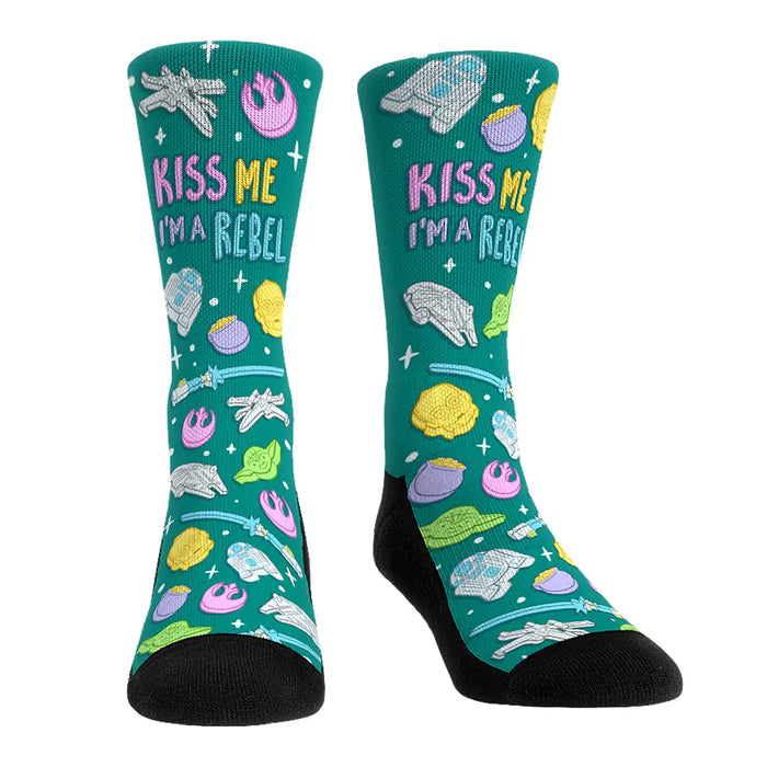 Star Wars - Kiss Me I'm A Rebel by Rock 'Em Socks