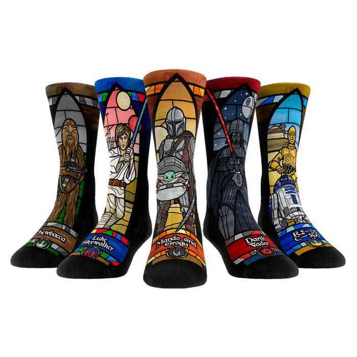 Star Wars - Stained Glass - 5-Pack by Rock 'Em Socks