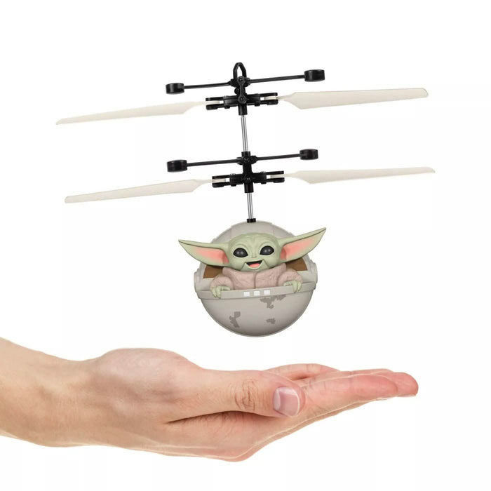 Star Wars The Mandalorian The Child In Pram Motion Sensing UFO Ball Helicopter by DailySale