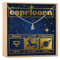Starry Night Capricorn Zodiac Necklace by Dear Ava