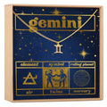 Starry Night Gemini Zodiac Necklace by Dear Ava