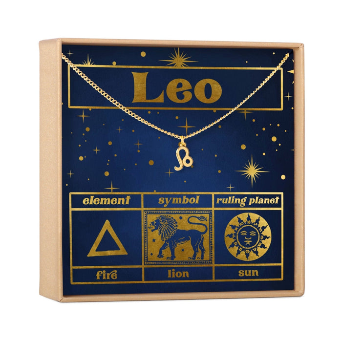Starry Night Leo Zodiac Necklace by Dear Ava