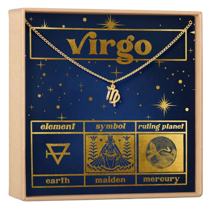 Starry Night Virgo Zodiac Necklace by Dear Ava