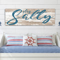 Stay Salty Coastal Sign II by Tailored Canvases