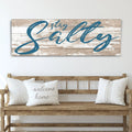 Stay Salty Coastal Sign II by Tailored Canvases