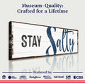 Stay Salty Coastal Sign III by Tailored Canvases