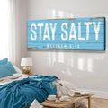 Stay Salty Coastal Sign IV by Tailored Canvases