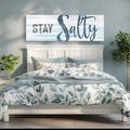 Stay Salty Coastal Sign IX by Tailored Canvases