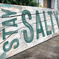 Stay Salty Coastal Sign VI by Tailored Canvases