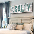 Stay Salty Coastal Sign VI by Tailored Canvases