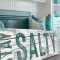 Stay Salty Coastal Sign VI by Tailored Canvases