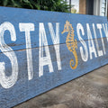 Stay Salty Coastal Sign VII by Tailored Canvases