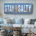 Stay Salty Coastal Sign VII by Tailored Canvases