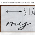 Stay Wild My Child Sign III by Tailored Canvases