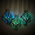 Steampunk Pretty Magic Round Fairy Locket Glow In The Dark Pendant Necklace by DailySale