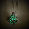 Steampunk Pretty Magic Round Fairy Locket Glow In The Dark Pendant Necklace by DailySale