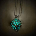 Steampunk Pretty Magic Round Fairy Locket Glow In The Dark Pendant Necklace by DailySale