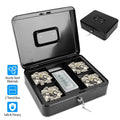 Steel Cash Box with Removable Tray by DailySale