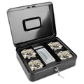 Steel Cash Box with Removable Tray by DailySale