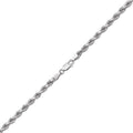 Sterling Silver 1.3mm Rope Twisted Link Chain Necklace by DailySale