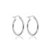 Sterling Silver 14MM Huggie Hoop Earring