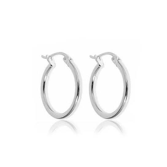 Sterling Silver 14MM Huggie Hoop Earring by DailySale