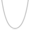 Sterling Silver 2.2mm Italian Bismark Chain Necklace