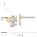 Sterling Silver Angel Earrings by Fine Color Jewels