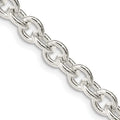 Sterling Silver Cable Chain by Fine Color Jewels