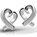 Sterling Silver Classic Open Heart Earrings by DailySale