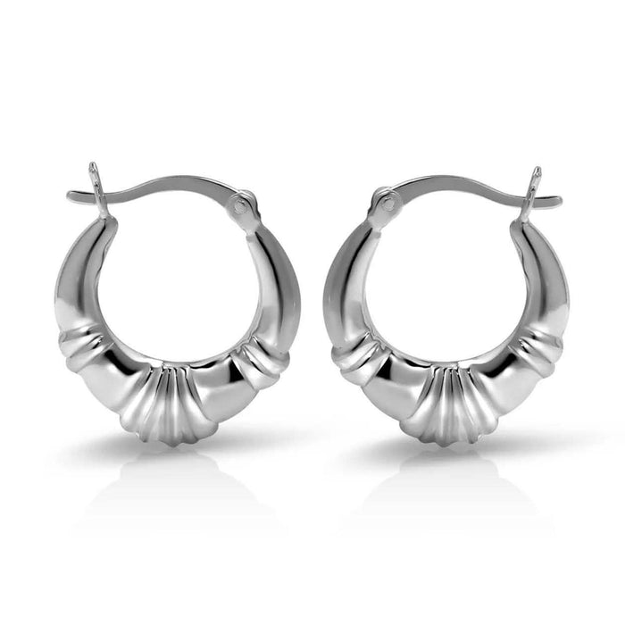 Sterling Silver Classic Shrimp Earrings by Paolo Fortelini by DailySale