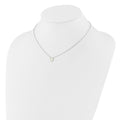 Sterling Silver Created Opal Oval Necklace Earring Set by Fine Color Jewels