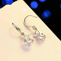 Sterling Silver Crystal Star Hook Earrings by DailySale