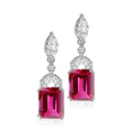 Sterling Silver Cubic Zirconia Lantern Earrings by DailySale