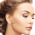 Sterling Silver Diamond Cut Hoops by DailySale