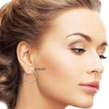 Sterling Silver Diamond Cut Hoops by DailySale