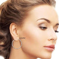 Sterling Silver Diamond Cut Hoops by DailySale