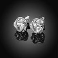 Sterling Silver Floating Stones Caged Earrings with Swarovski Crystals by DailySale
