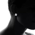 Sterling Silver Floating Stones Caged Earrings with Swarovski Crystals by DailySale