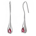 Sterling Silver Gemstone Water Drop Earrings by DailySale