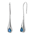 Sterling Silver Gemstone Water Drop Earrings by DailySale