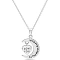 Sterling Silver Inspirational Pendant Necklace by DailySale