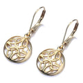 Sterling Silver Lever-Back Celtic Earrings by DailySale