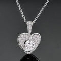 Sterling Silver Love Heart Necklaces by DailySale