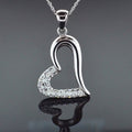 Sterling Silver Love Heart Necklaces by DailySale