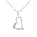 Sterling Silver Love Heart Necklaces by DailySale