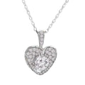 Sterling Silver Love Heart Necklaces by DailySale